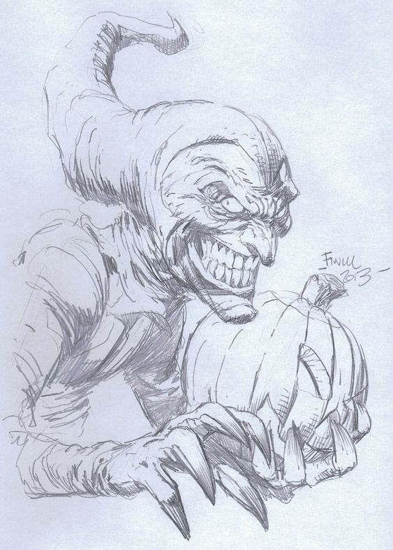 563x787 David Finch - Goblin Sketch
