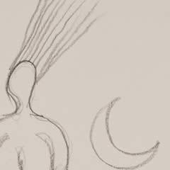 240x240 Goddess Sketch Monte Dolack Fine Art - Goddess Sketch