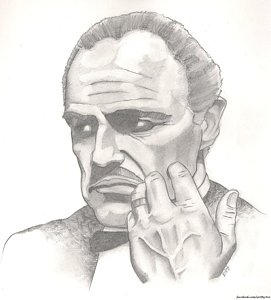 271x300 Godfather Drawings Fine Art America - Godfather Sketch