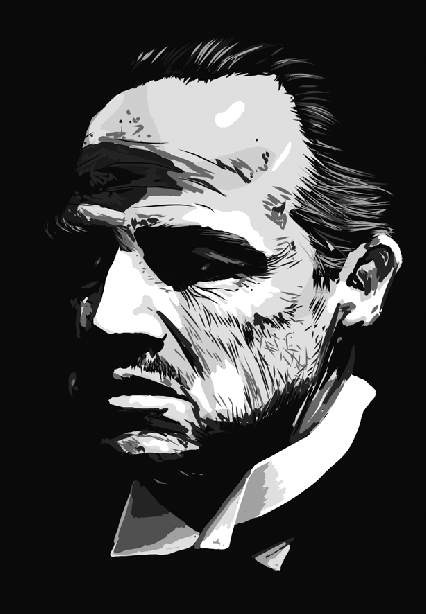 426x614 Godfather Sketch Illustrations And Prints The - Godfather Sketch