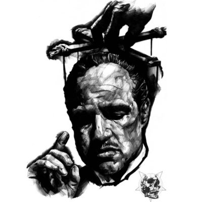 400x400 Sketch Art, Pencil Drawings Tag The Godfather Archives - Godfather Sketch
