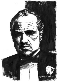 236x333 The Godfather - Godfather Sketch