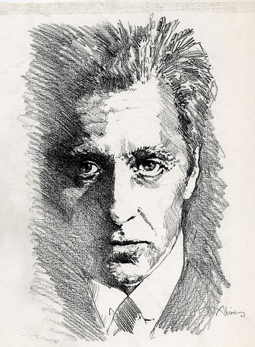 367x500 The Godfather Michael Corleone - Godfather Sketch