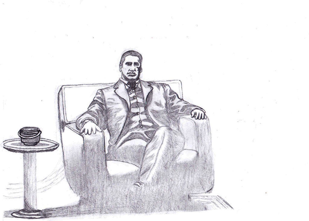1024x732 Godfather Sketch By Dotn15 - Godfather Sketch