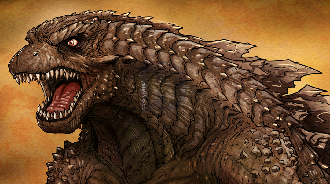 1080x603 How To Draw Godzilla 2014, Step By Step, Drawing Guide, By - Godzilla 2014 Sketch