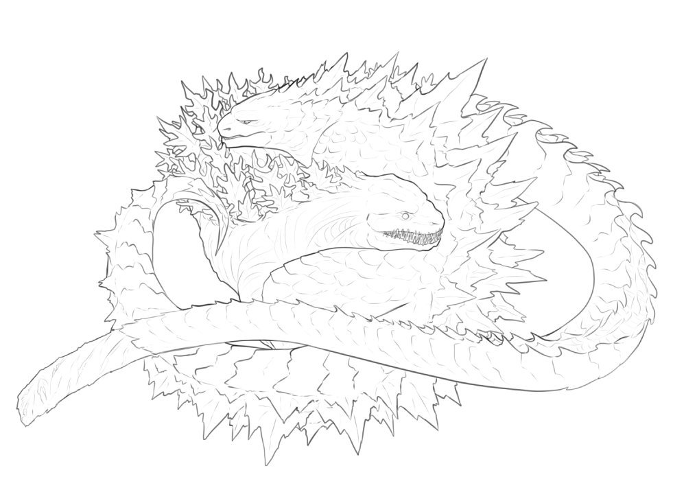 981x730 Godzilla2014 Hashtag On Twitter - Godzilla 2014 Sketch