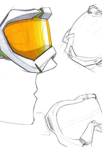 350x500 Sketching By Andrew Valentine - Goggles Sketch