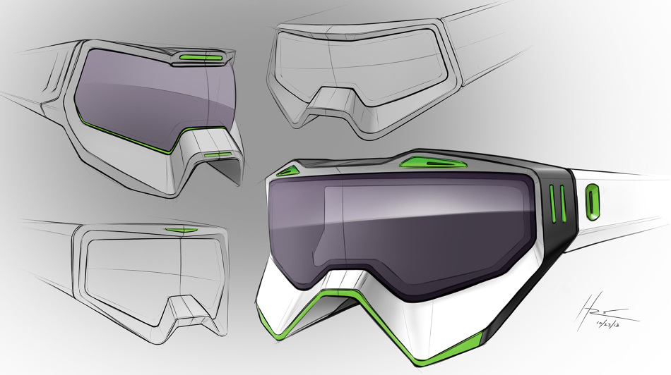 950x532 Ski Goggles - Goggles Sketch