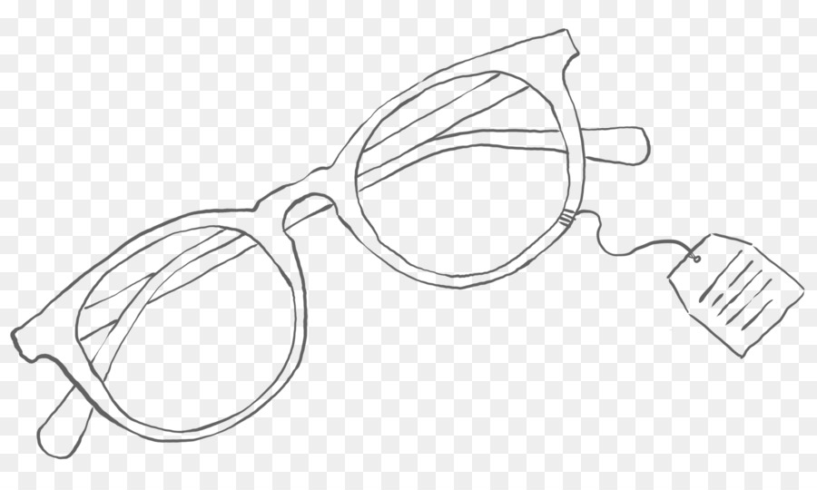 900x540 Sunglasses Line Art Drawing Sketch - Goggles Sketch