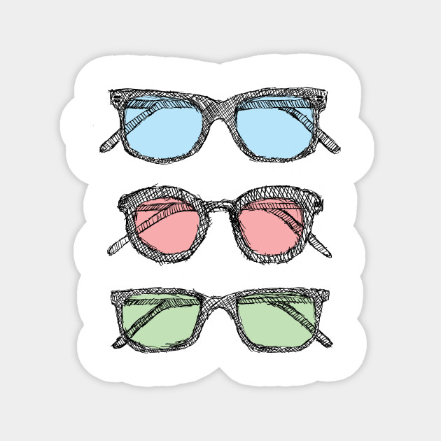 630x630 Three Glasses Sketch - Goggles Sketch