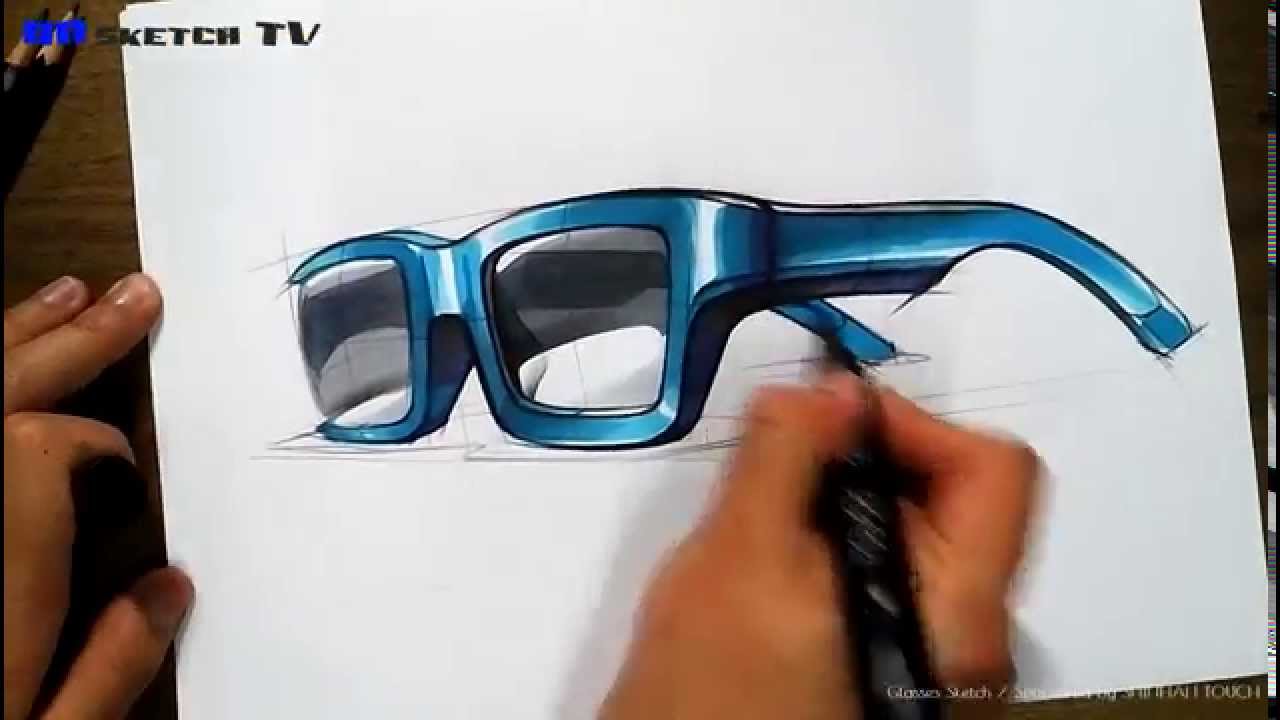 1280x720 Tv Sketch - Goggles Sketch