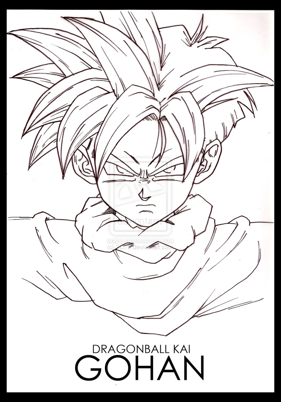 900x1290 Image - Gohan Sketch