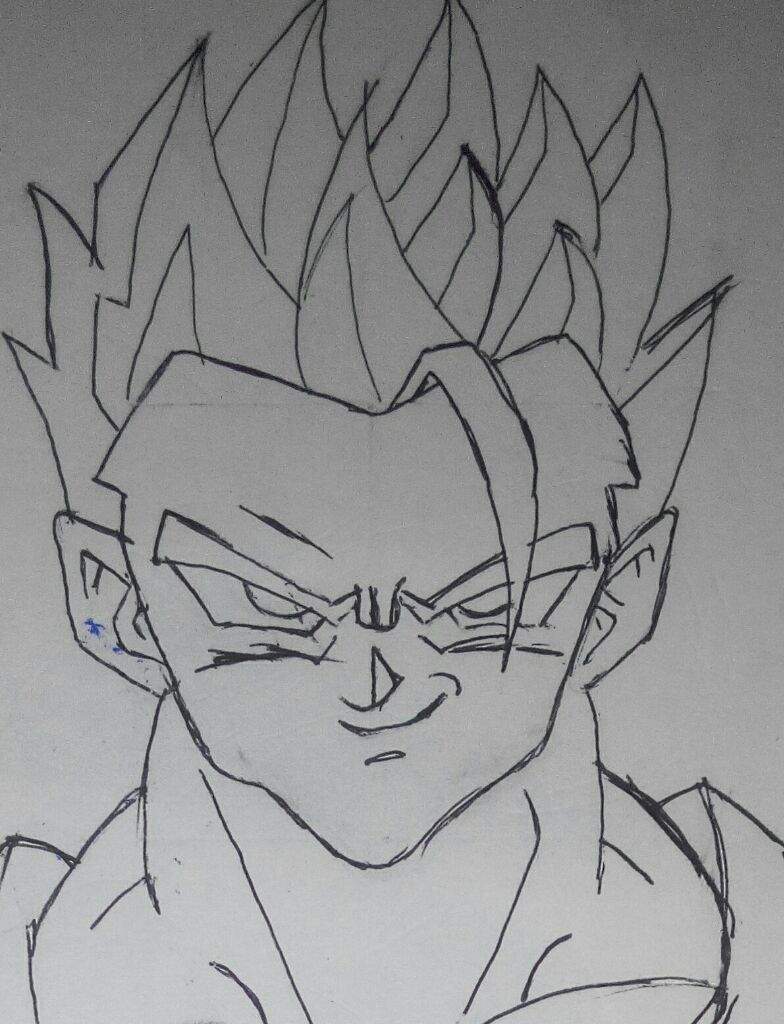 784x1024 Mystic Gohan - Gohan Sketch