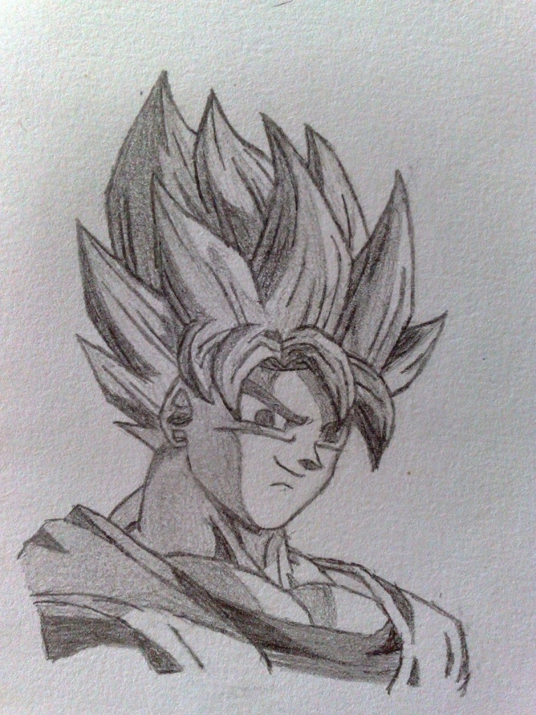  Goku  Pencil Sketch at PaintingValley com Explore 