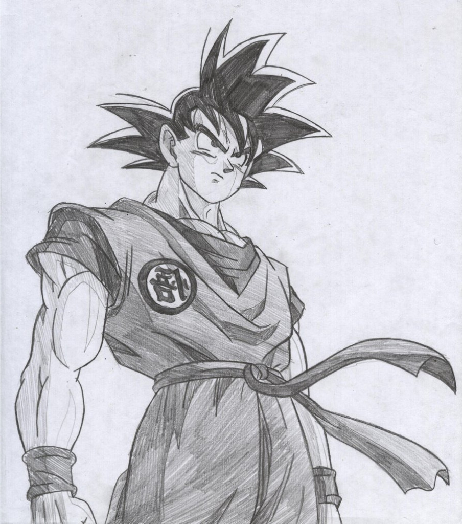 Goku Pencil Sketch at Explore collection of Goku
