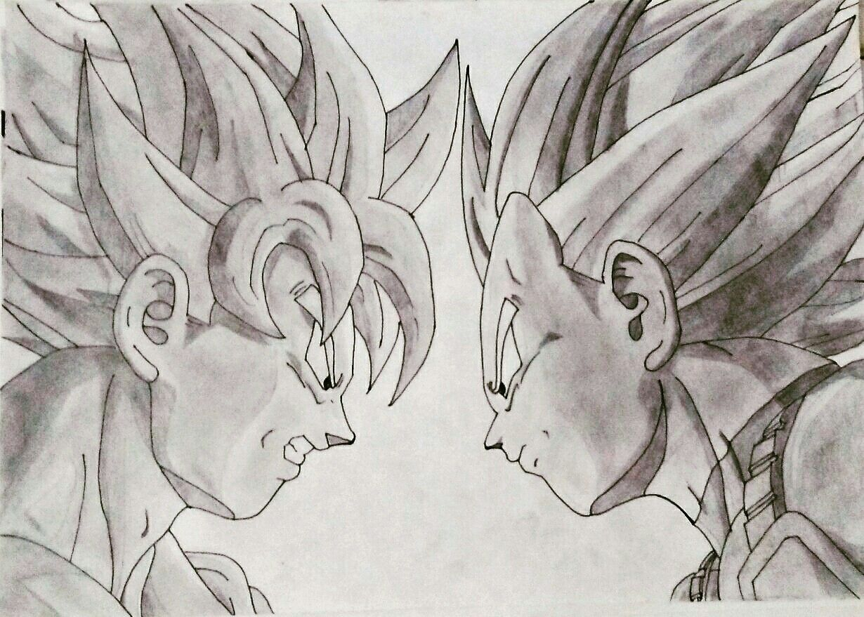 Goku Pencil Sketch at Explore collection of Goku