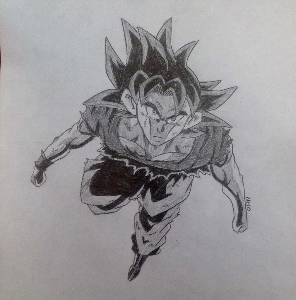 1011x1024 Uio Goku Pencil Sketch (No Reference) Dragonballz Amino - Goku Pencil Sketch