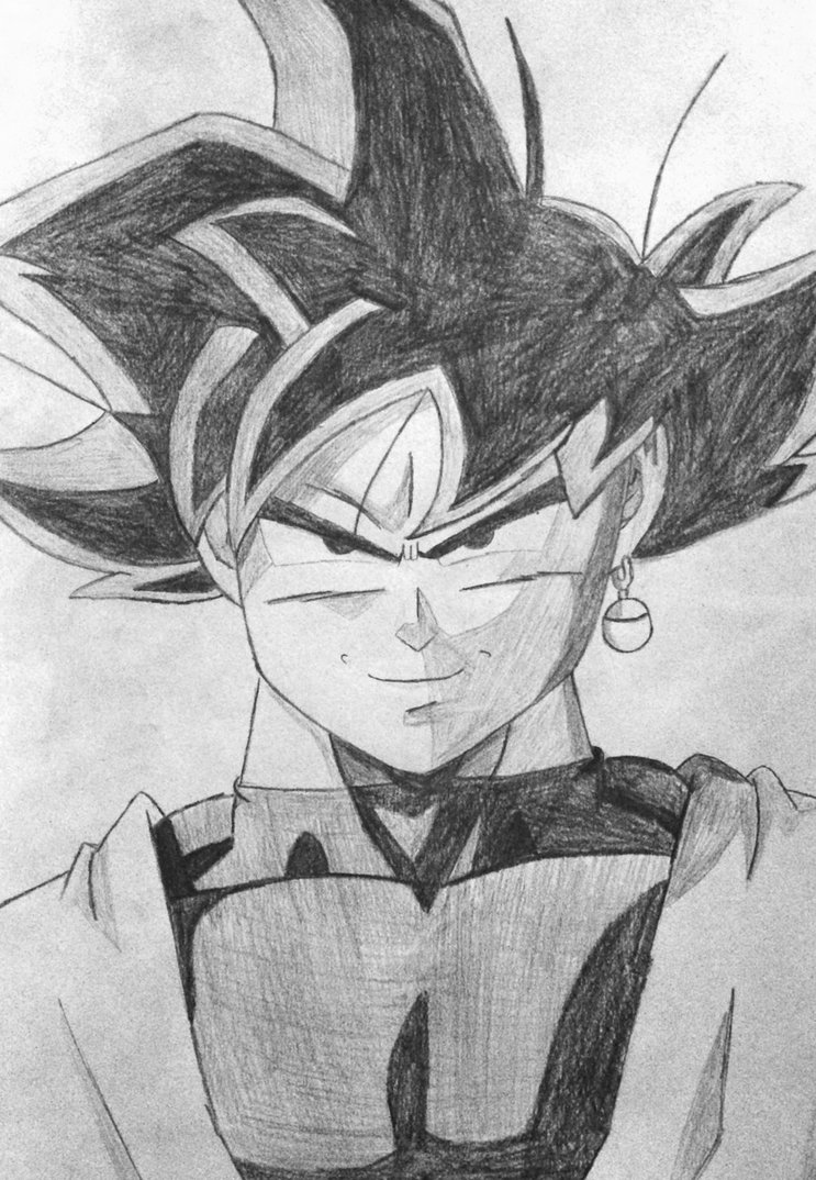 743x1074 Dragon Ball Super - Goku Pencil Sketch