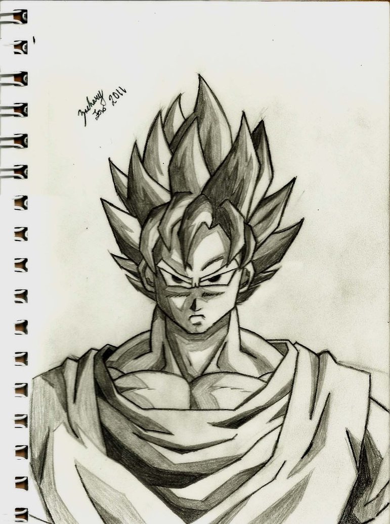 771x1037 Goku Sketch By El Fox - Goku Sketch