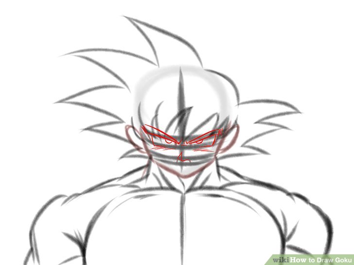 728x546 How To Draw Goku (With Pictures) - Goku Sketch