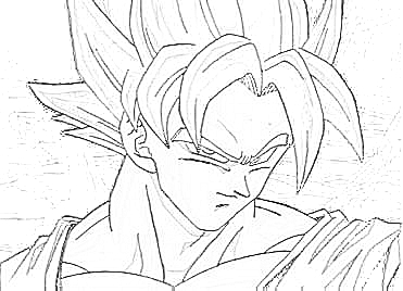 371x268 Image - Goku Sketch