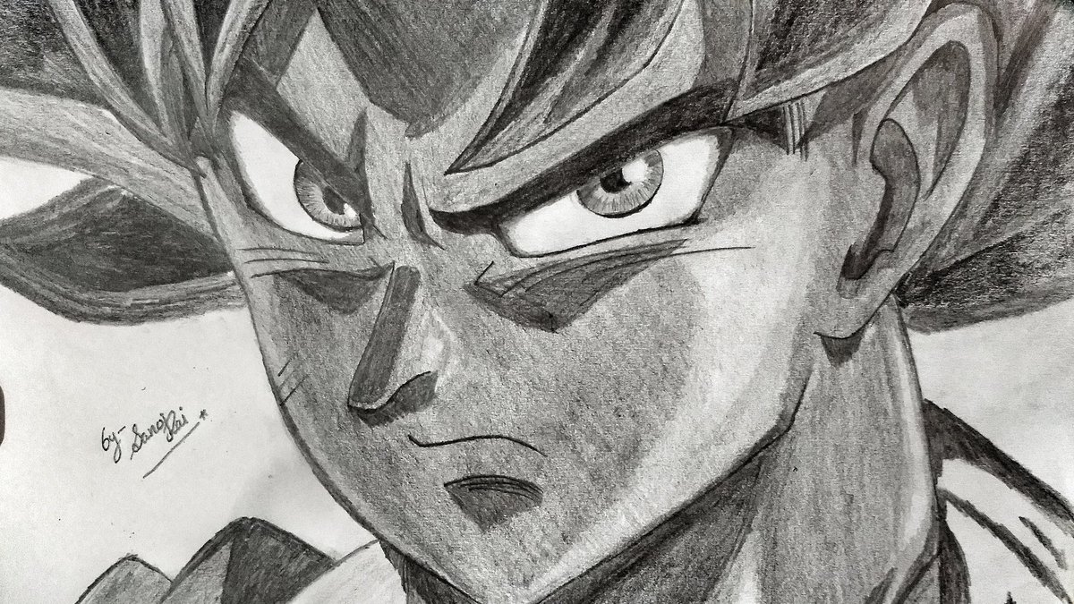 1200x675 Raianimatics On Twitter My New Sketch! Goku Ultra Instinct Pose - Goku Sketch