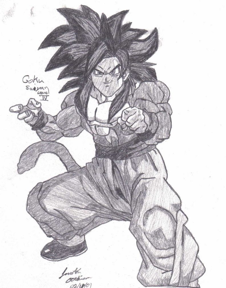792x1009 Goku Super Saiyan 4 Drawings Meinafrikanischemangotabletten - Goku Super Saiyan 4 Sketch