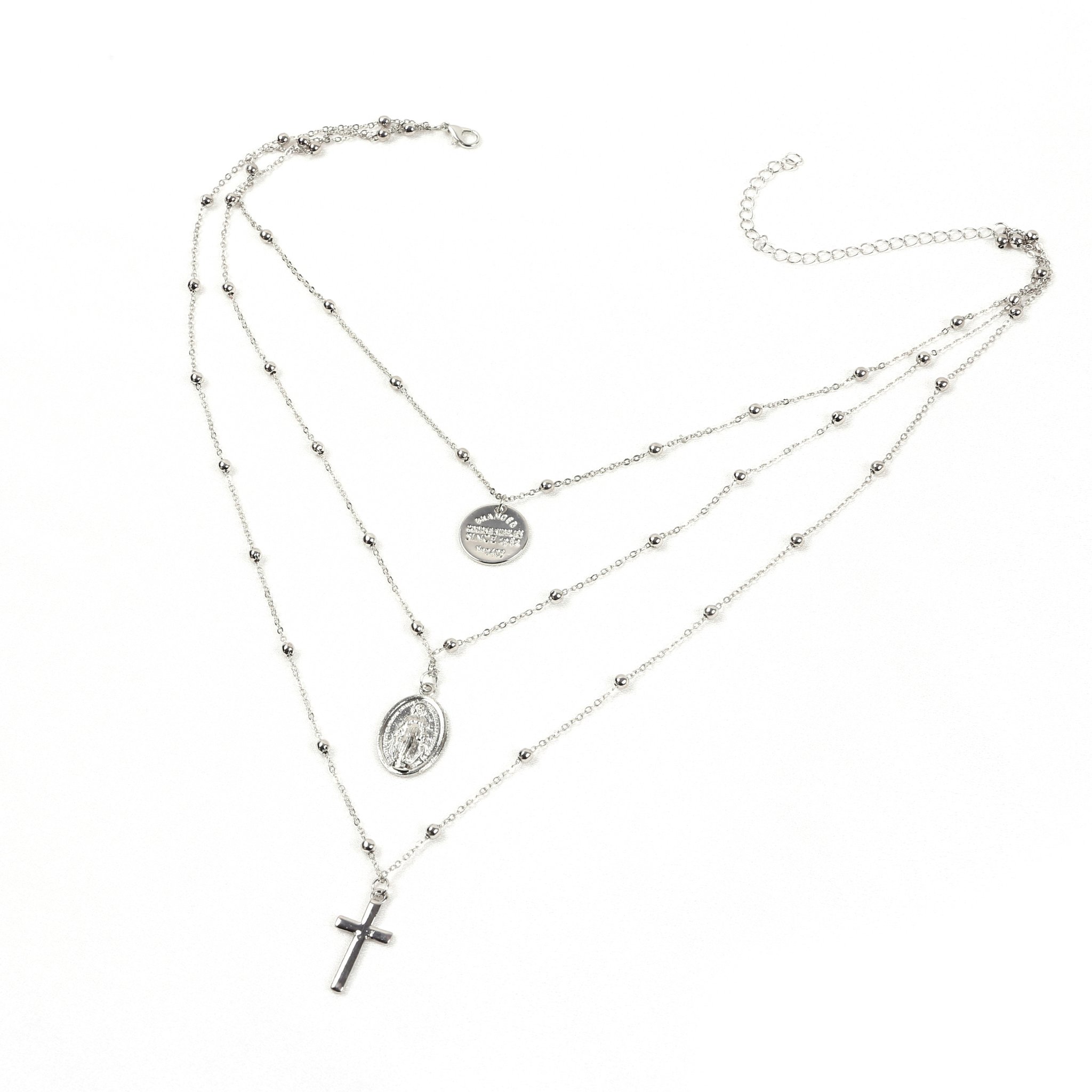 2048x2048 Multilayer Gold Chain Necklace Fashion Jewelry Coolmetals - Gold Chain Sketch