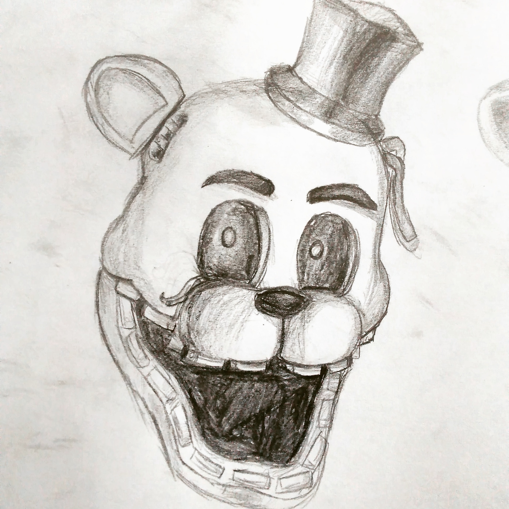 Golden Freddy Sketch at Explore collection of