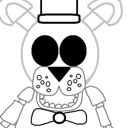 512x512 Golden Freddy (Sketch) By Rainbowdash Rainboom - Golden Freddy Sketch