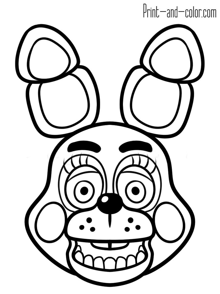 900x1200 Unique Fnaf Coloring Pages Golden Freddy Collection Free - Golden Freddy Sketch