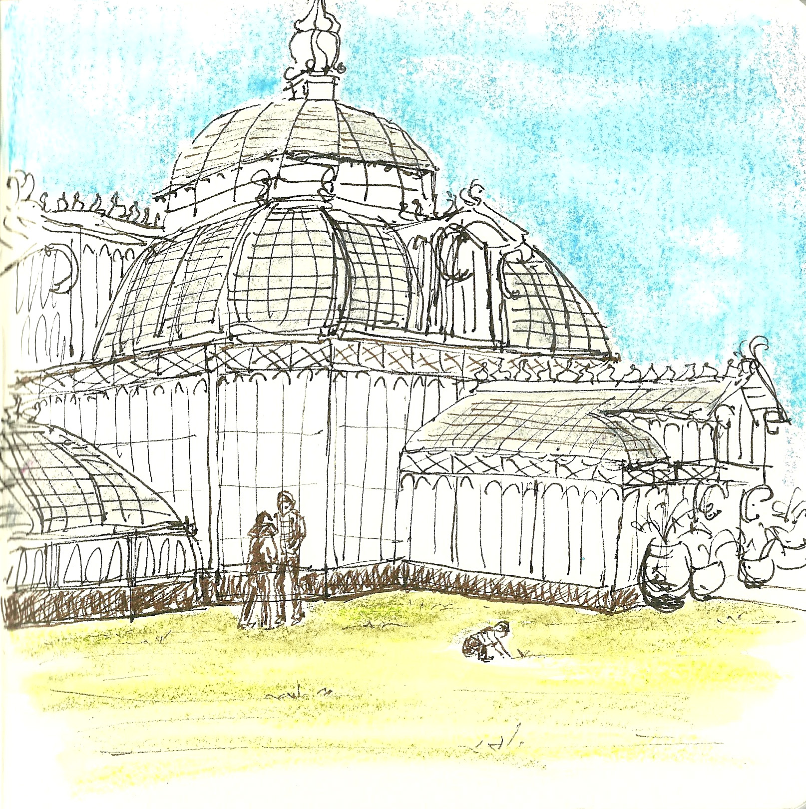 1614x1620 The Conservatory Of Flowers In Golden Gate Park Golden Gate Park - Golden Gate Sketch