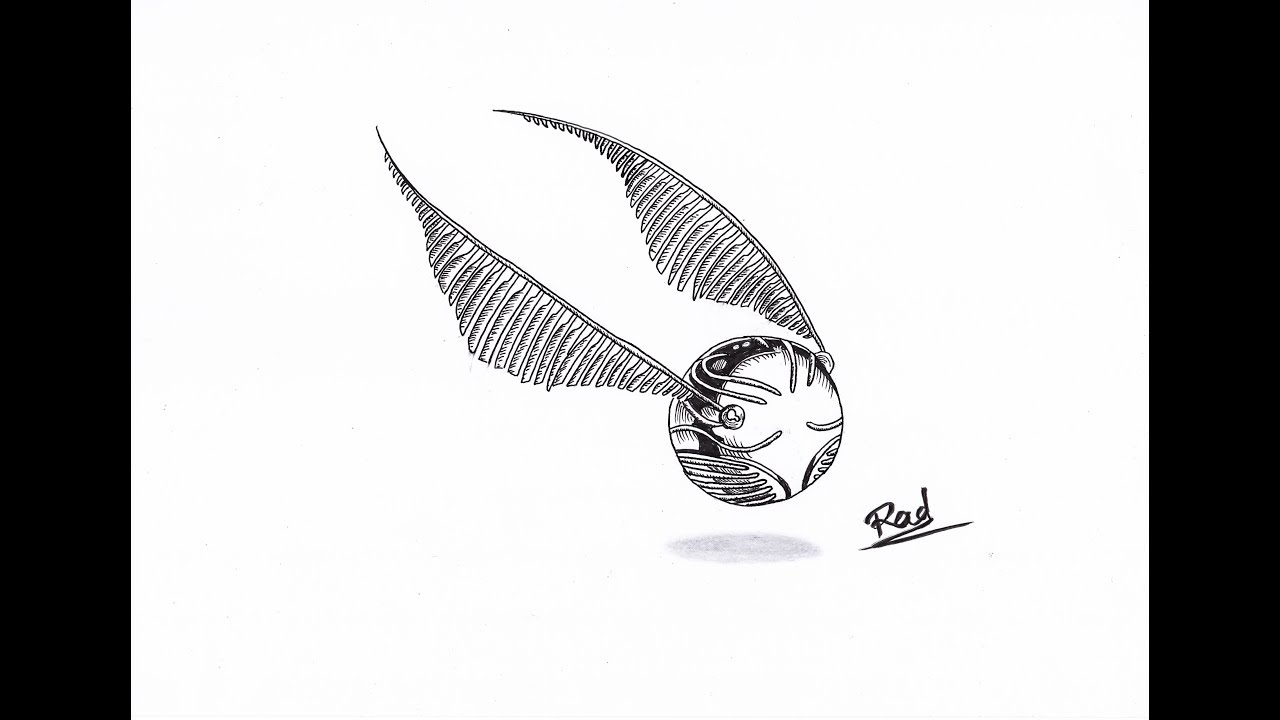 Golden Snitch Drawing Simple Drawing Art Ideas