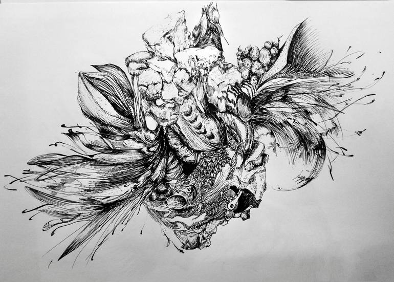 770x551 Golden Snitch Drawing By Danli Chen Saatchi Art - Golden Snitch Sketch