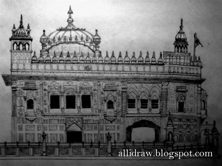 768x576 Golden Temple Touchtalent - Golden Temple Sketch