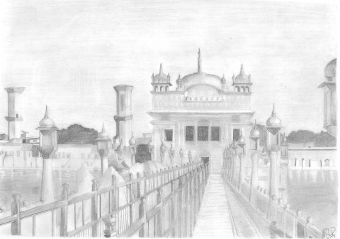 480x338 Golden Temple Sketch Feeling Nifty - Golden Temple Sketch