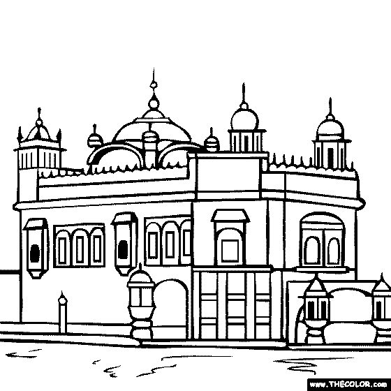 560x560 Golden Temple Pencil Skech - Golden Temple Sketch