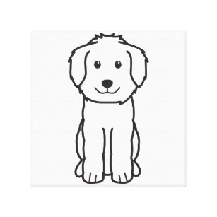 307x307 Goldendoodle Art Amp Wall Zazzle - Goldendoodle Sketch