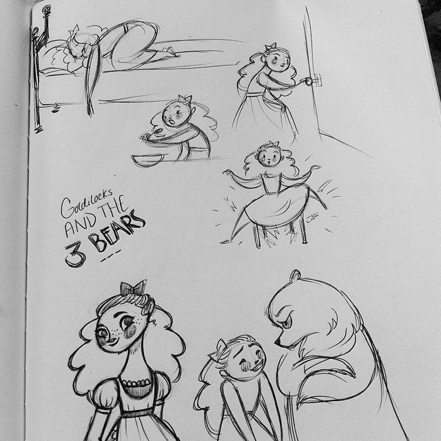 640x640 Goldilocks For - Goldilocks Sketch