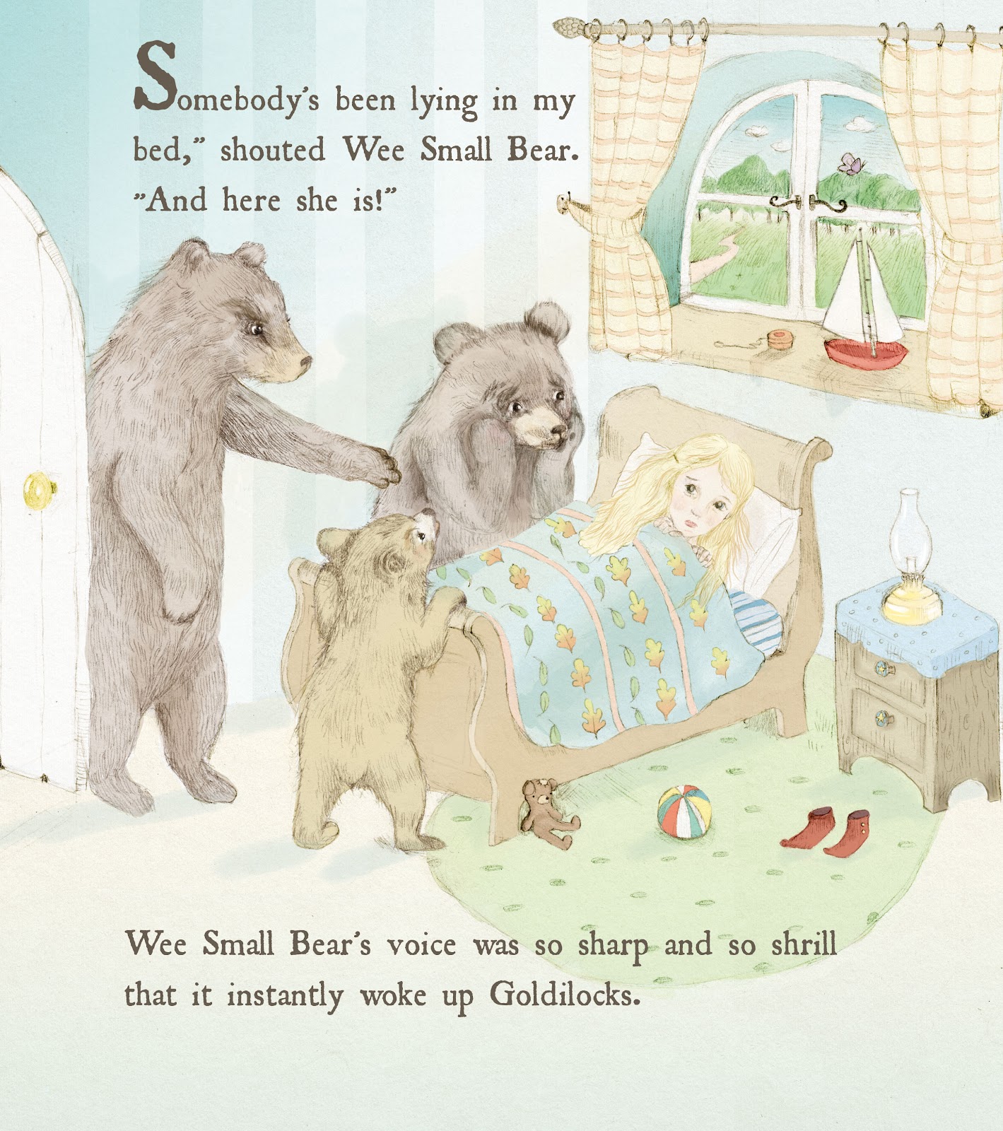 1419x1600 Jessica Mauskin Goldilocks Spread And Sketches - Goldilocks Sketch