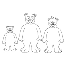 230x230 Top 10 Free Printable Goldilocks And The Three Bears Coloring - Goldilocks Sketch