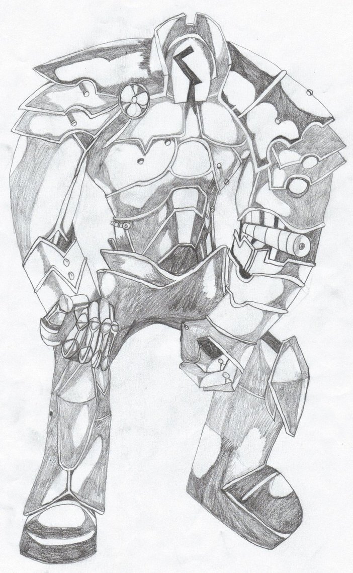 702x1139 Iron Golem Sketch By Wolfiegrrrl - Golem Sketch