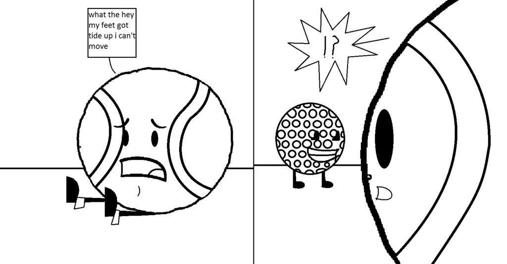 1024x535 Golf Ball Tickle Tennis Ball Comic Sketch Part By Thedrksiren On - Golf Ball Sketch
