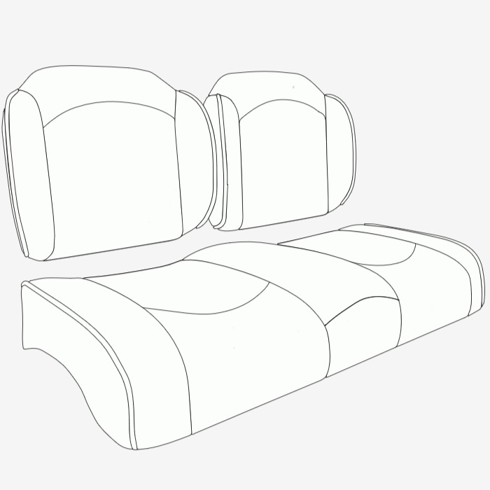 700x700 Custom Golf Cart Seat Designer - Golf Cart Sketch