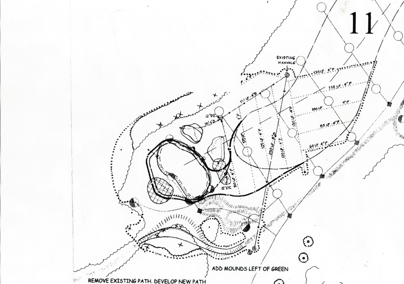 1600x1126 Nursery Green And Old 18 Tee Franklin Park Golf Course Grounds - Golf Course Sketch