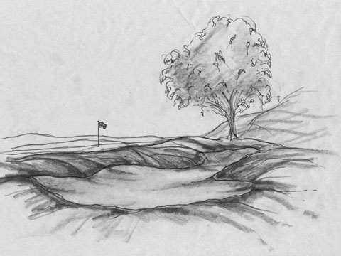 480x360 The Northeast Golf Company Provides Golf Course Construction Plans - Golf Course Sketch
