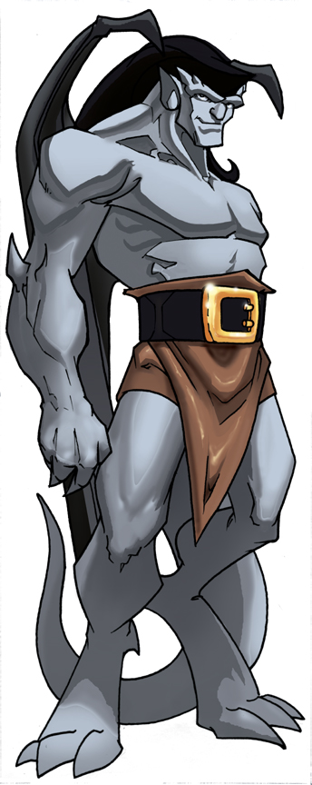 344x864 Gargoyles Posters And Sketch Cards The Art Of Will Terrell - Goliath Sketch