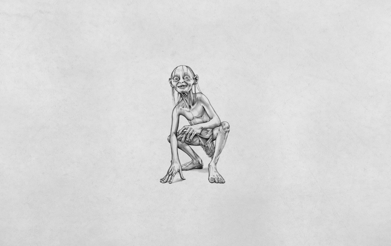 1280x804 Gollum Sketch Wallpapers Gollum Sketch Stock Photos - Gollum Sketch