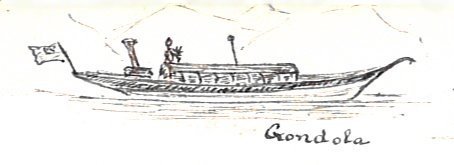 454x165 Filesketch Of Steam Yacht Gondola On Coniston 1890.jpg - Gondola Sketch