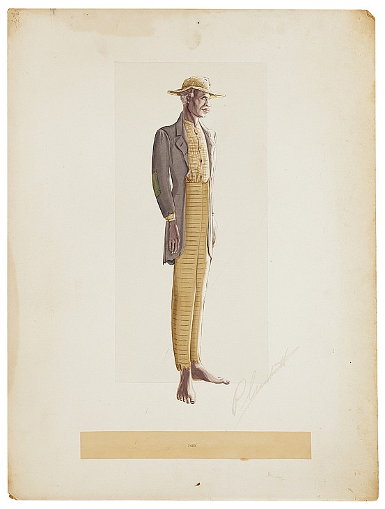 553x731 Set Of (4) Original Walter Plunkett Gone With The Wind Signe - Gone With The Wind Sketch